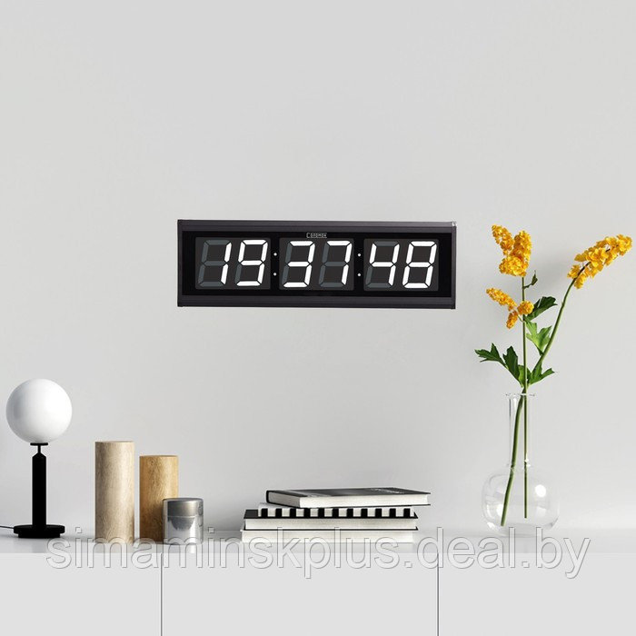 Часы электронные настенные, с будильником, 20 х 3 х 60 см - фото 7 - id-p199620600