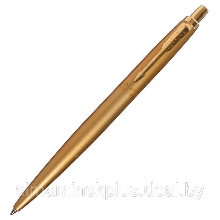 Ручка шариковая Parker Jotter Monochrome XL SE20 Gold GT М 1.0 мм, корпус из нержавеющей стали, синие чернила - фото 3 - id-p216930152