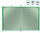 Папка с 30 прозр.вклад. Buro -ECB30GREEN A4 пластик 0.5мм зеленый, фото 2