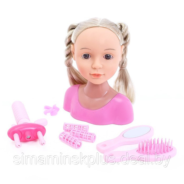 Кукла-манекен для создания причёсок «Нана» с аксессуарами - фото 1 - id-p199921998