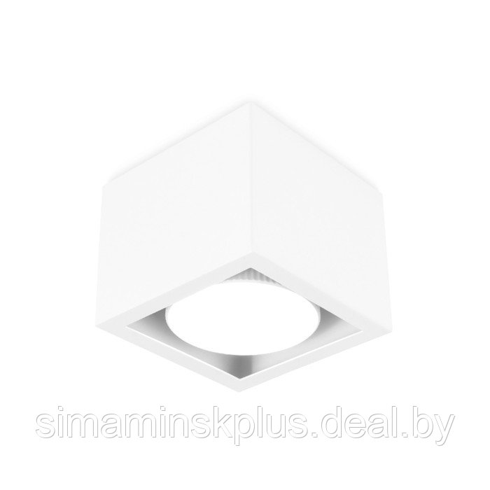 Точечный накладной светильник TN705, GX53, 100х100х80 мм, цвет белый - фото 1 - id-p216929737