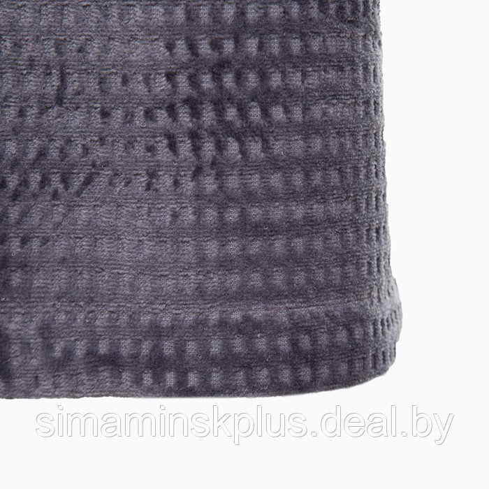 Халат махровый LoveLife "Comfort" цвет серый, размер 48-50 (S) 100% хлопок, 330 гр/м2 - фото 10 - id-p183984264