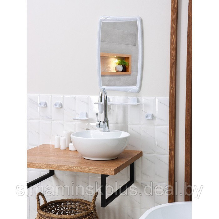 Набор для ванной комнаты, цвет белый мрамор - фото 3 - id-p173953007