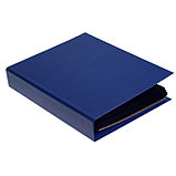 Альбом вертикальный для значков, с листами на ткани, 230 х 270 мм, бумвинил, синий, фото 2
