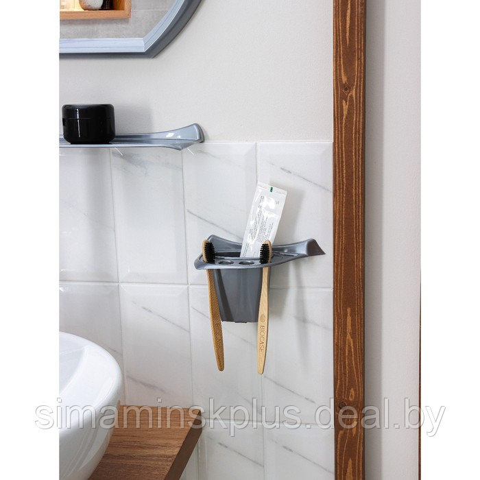 Набор для ванной комнаты Verona, цвет металлик - фото 9 - id-p199623713