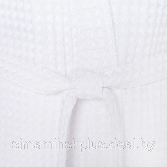 Халат вафельный мужской удлиненный Этель "Boho" размер 50-52, цвет белый, 100% хлопок, 290 г/м2 - фото 6 - id-p177954439