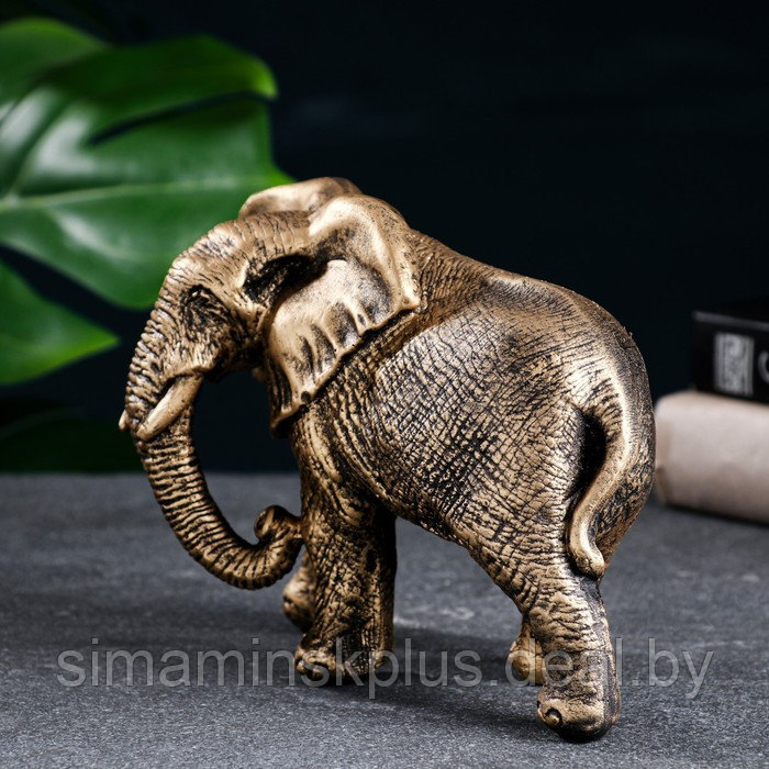 Фигура "Слон африканский" бронза, 18х9х13см - фото 2 - id-p174623159