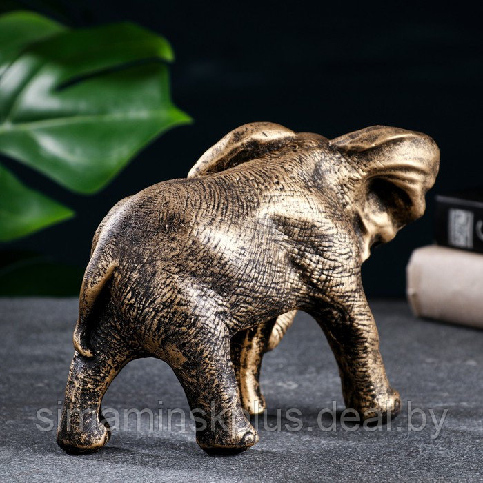 Фигура "Слон африканский" бронза, 18х9х13см - фото 3 - id-p174623159