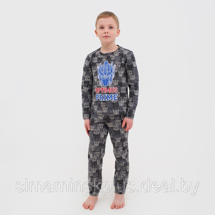 Пижама детская для мальчика Трансформеры, рост 98-104 - фото 1 - id-p176832682