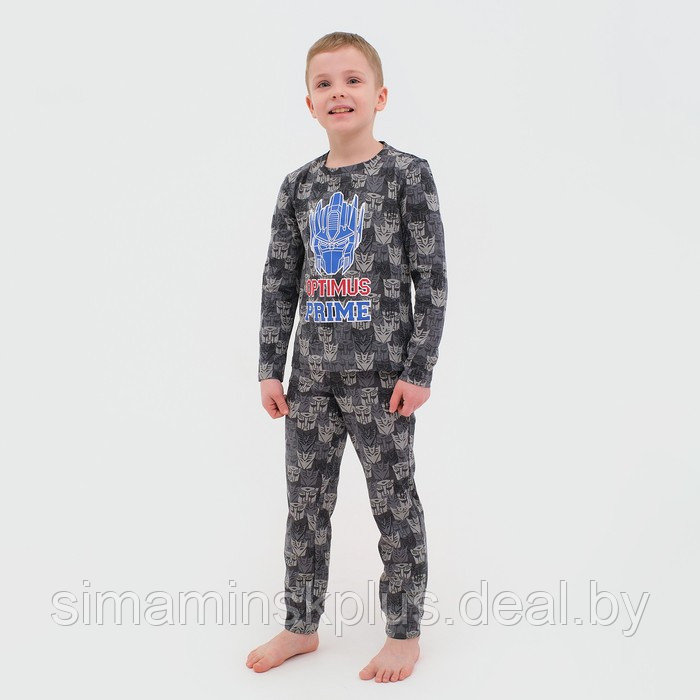 Пижама детская для мальчика Трансформеры, рост 98-104 - фото 4 - id-p176832682