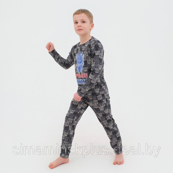 Пижама детская для мальчика Трансформеры, рост 98-104 - фото 5 - id-p176832682