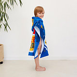 Полотенце-пончо детское махровое Крошка Я "Super Hero" 60*120см, 100% хлопок, 300гр/м2, фото 2