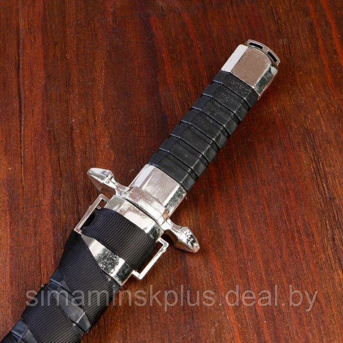Кортик, рукоять и ножны с рёбрами, 29,5 см - фото 4 - id-p199919079