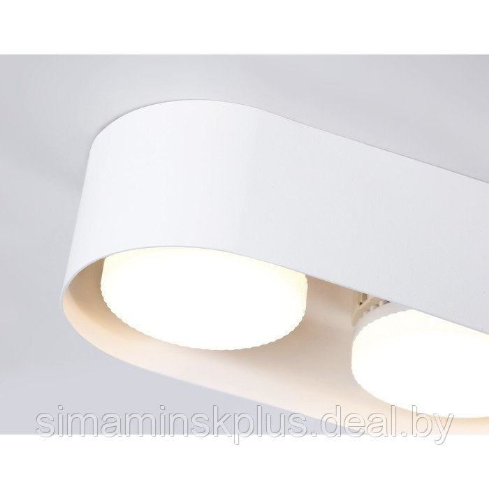 Светильник накладной со сменной лампой TN70818, GX53, 12Вт, 200х100х60 мм, цвет белый - фото 5 - id-p214818772