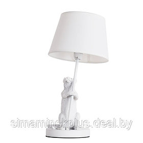 Настольная лампа GUSTAV, 1x40Вт E14, цвет белый