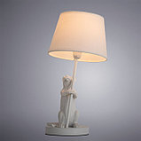 Настольная лампа GUSTAV, 1x40Вт E14, цвет белый, фото 2