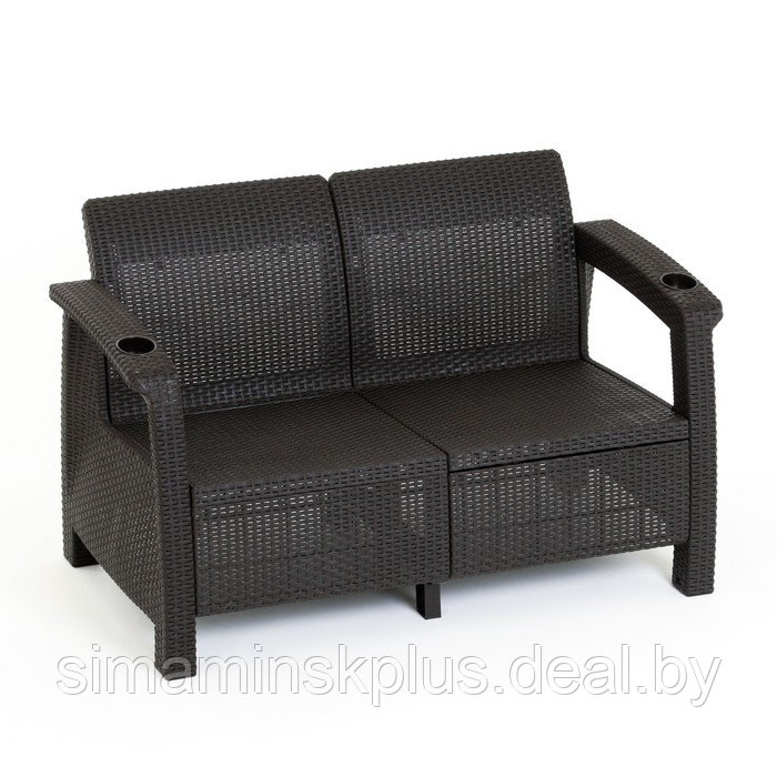 Набор садовой мебели: диван, два кресла, мокко - фото 2 - id-p202413709
