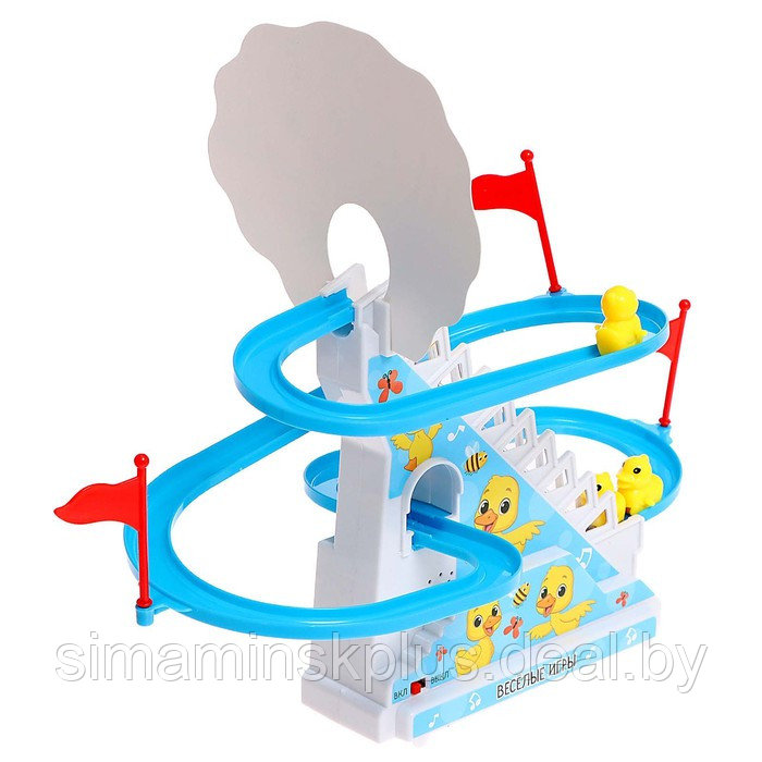 Развивающая игрушка «Уточки на лесенке», световые и звуковые эффекты, 6 уток в комплекте - фото 2 - id-p216931340