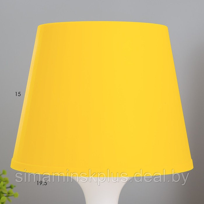 Настольная лампа 1340009 1хE14 15W желтый d=19,5 высота 28см - фото 3 - id-p199848824