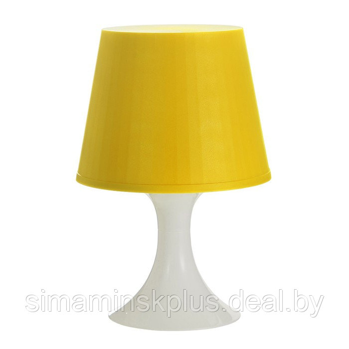 Настольная лампа 1340009 1хE14 15W желтый d=19,5 высота 28см - фото 6 - id-p199848824
