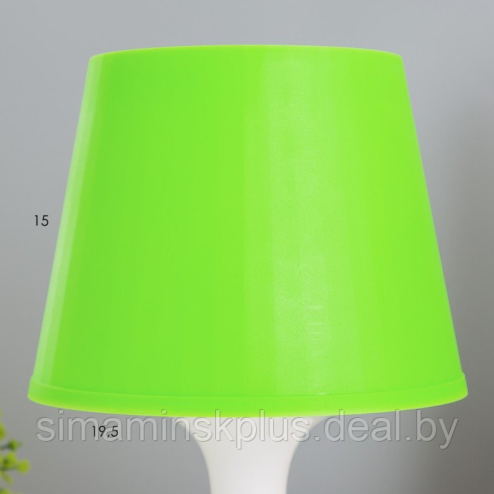 Настольная лампа 1340003 1хE14 15W зеленый d=19,5 высота 28см - фото 3 - id-p200350904