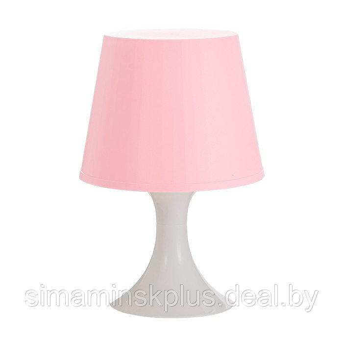 Настольная лампа 1340008 1хE14 15W розовый d=19,5 высота 28см - фото 6 - id-p199848821