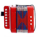 Музыкальная игрушка «Гармонь», детская, цвет красный, фото 3