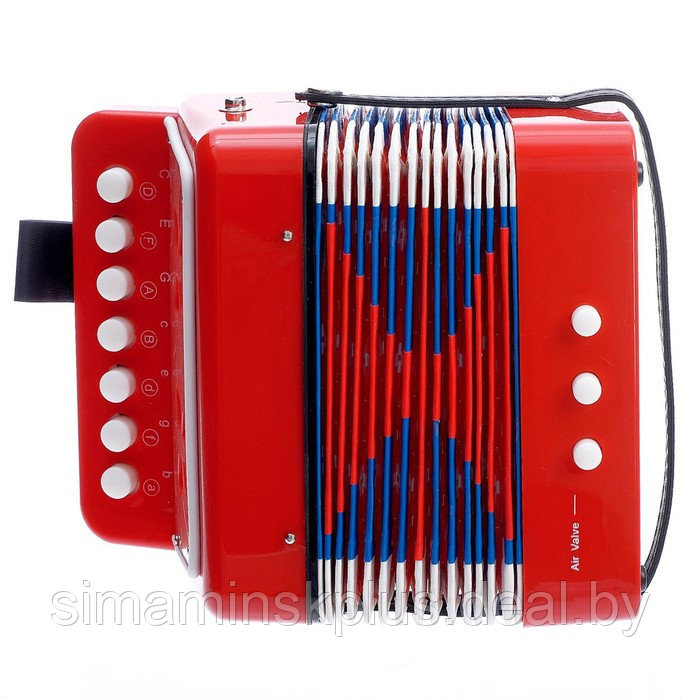 Музыкальная игрушка «Гармонь», детская, цвет красный - фото 3 - id-p199008925