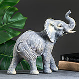 Фигура "Слон" серый, 28х29х15см, фото 2