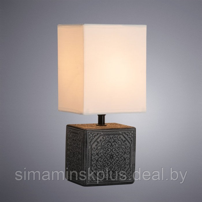 Настольная лампа FIORI, 1x40Вт E14, цвет чёрный - фото 2 - id-p182112893