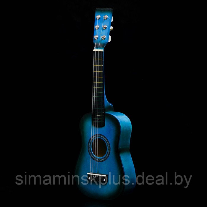 Игрушка музыкальная «Гитара» в синем цвете, 57 × 19,5 × 9 см - фото 2 - id-p213432088