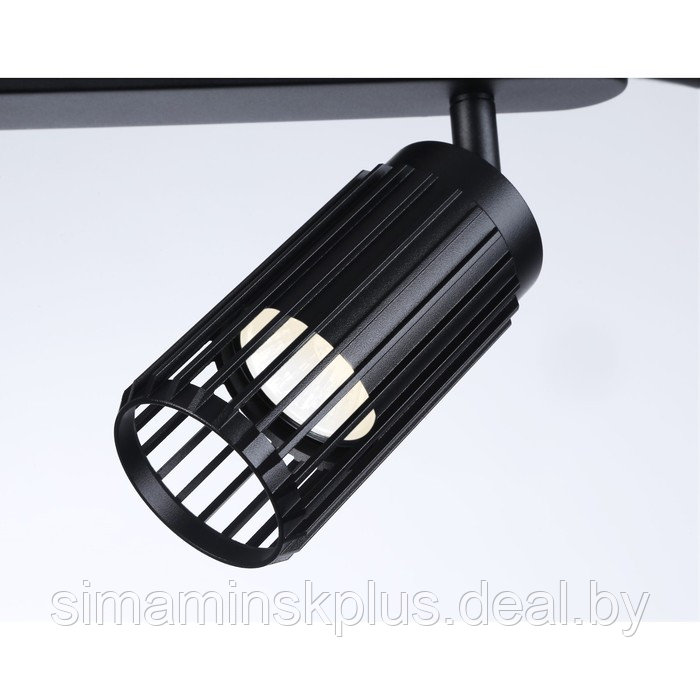 Настенно-потолочный поворотный спот со сменной лампой TN51685, GU10х2, 260х60х180 мм, цвет чёрный - фото 4 - id-p216929745