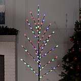 Светодиодный куст «Снежинки» 1.5 м, 84 LED, мигание, 220 В, свечение мульти (RG/RB), фото 3