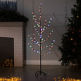 Светодиодный куст «Снежинки» 1.5 м, 84 LED, мигание, 220 В, свечение мульти (RG/RB), фото 8