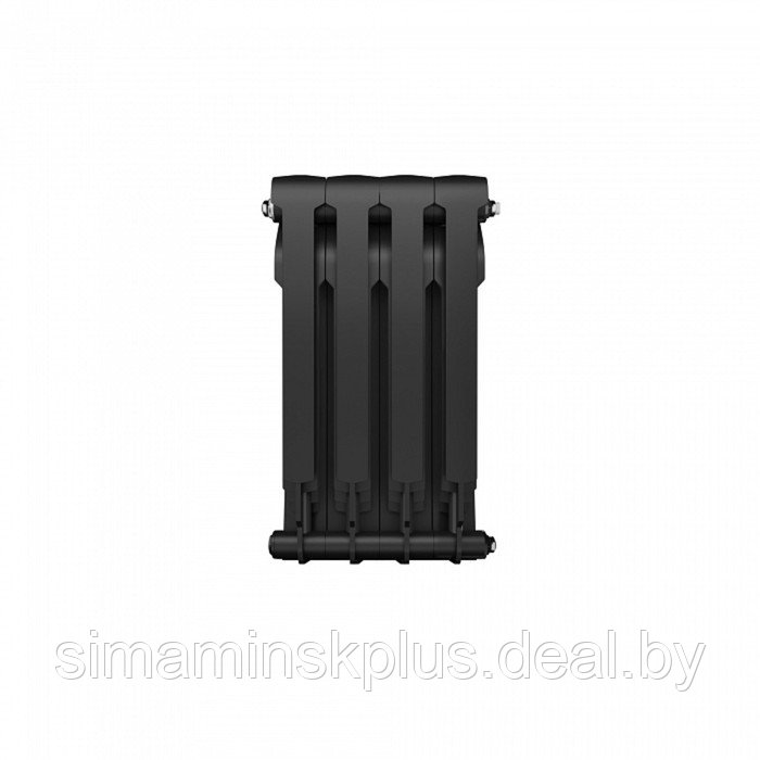 Радиатор биметаллический Royal Thermo BiLiner new/Noir Sable, 500 x 80 мм, 4 секции, черный - фото 3 - id-p178165545