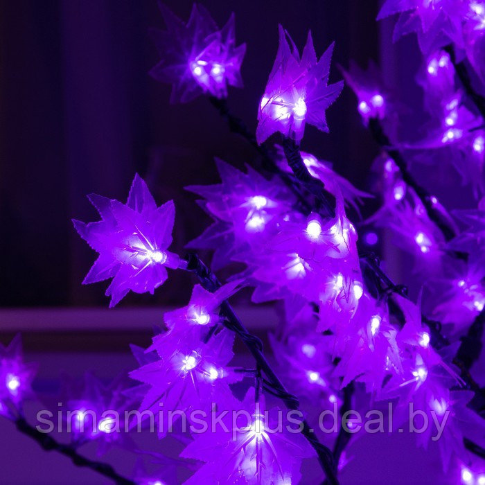 Светодиодное дерево «Фиолетовый клён» 1.5 м, 600 LED, постоянное свечение, 220 В, свечение белое - фото 3 - id-p180388060
