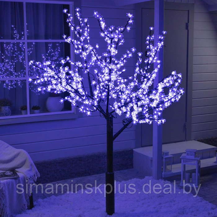Светодиодное дерево «Баугиния» 2 м, 864 LED, постоянное свечение, 220 В, свечение мульти (RGB)
