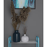 Обувница Доляна, 4 яруса, 42×19×59 см, цвет синий, фото 5