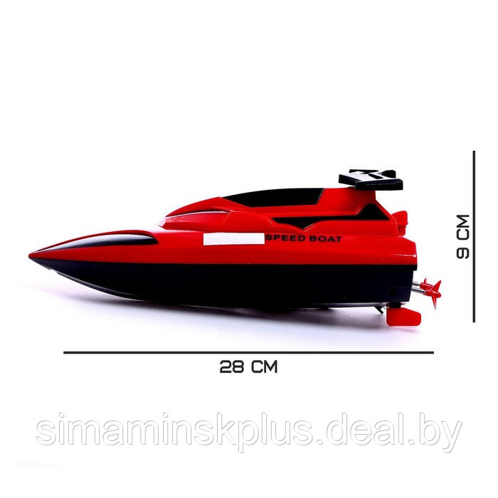 Катер радиоуправляемый Speed Boat, работает от аккумулятора, МИКС - фото 2 - id-p199336320