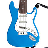Игрушка музыкальная «Гитара рокер», звуковые эффекты, цвет синий, фото 3