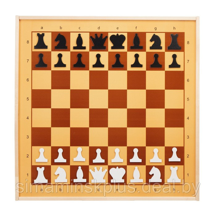 Демонстрационные шахматы и шашки магнитные, поле 70 х 70 см - фото 1 - id-p206760857