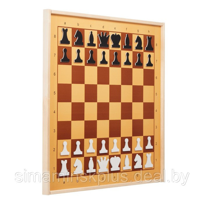 Демонстрационные шахматы и шашки магнитные, поле 70 х 70 см - фото 2 - id-p206760857