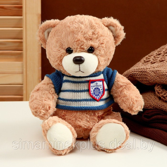 Мягкая игрушка «Медведь» в полосатой кофте, 25 см, цвет МИКС - фото 2 - id-p215143586