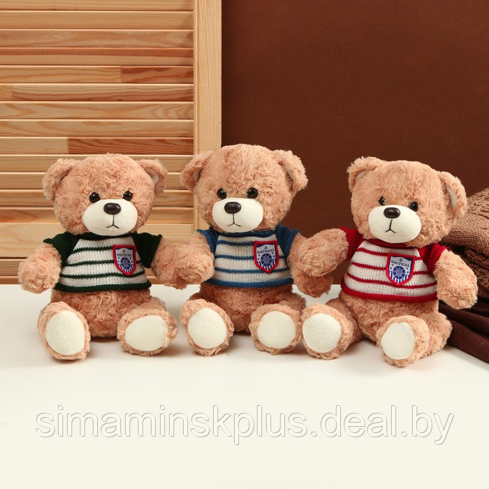 Мягкая игрушка «Медведь» в полосатой кофте, 25 см, цвет МИКС - фото 5 - id-p215143586