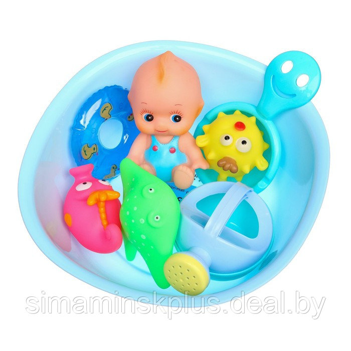 Набор игрушек для ванны «Игры малыша», 8 предметов - фото 2 - id-p199007607