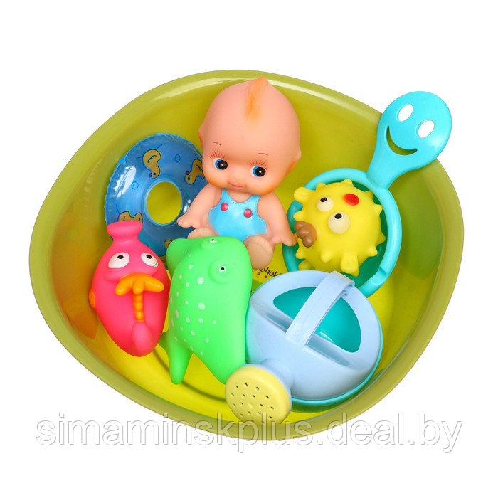 Набор игрушек для ванны «Игры малыша», 8 предметов - фото 3 - id-p199007607