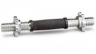 Гриф для гантелей Atlas Sport 25*380мм 1,65 кг (полнотелый) с резиновой ручкой