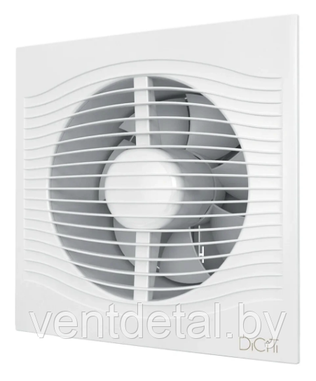 Вентилятор бытовой D150 SLIM 6C DICITI + обратный клапан - фото 2 - id-p216931879