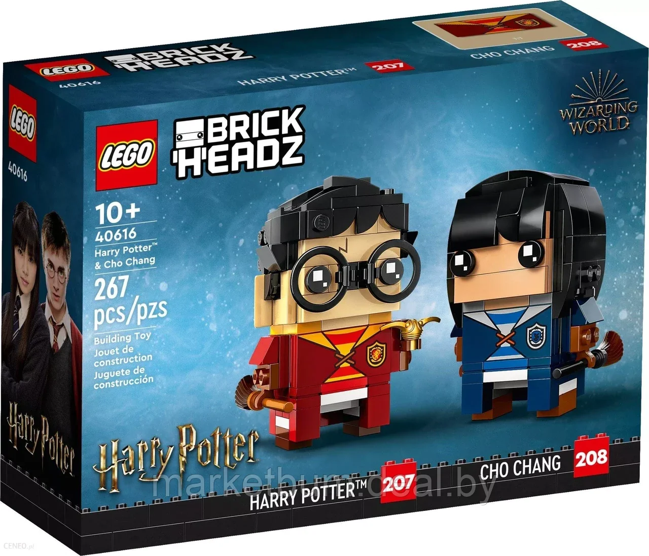 Конструктор LEGO BrickHeadz 40616, Гарри Поттер и Чо Чанг - фото 1 - id-p216932083