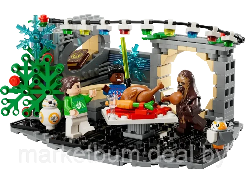 Конструктор LEGO Star Wars 40658, Праздничная диорама «Тысячелетний сокол» - фото 2 - id-p216932035